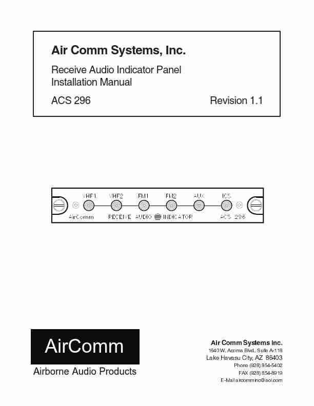 Air Comm Systems Stereo Receiver ACS 296-page_pdf